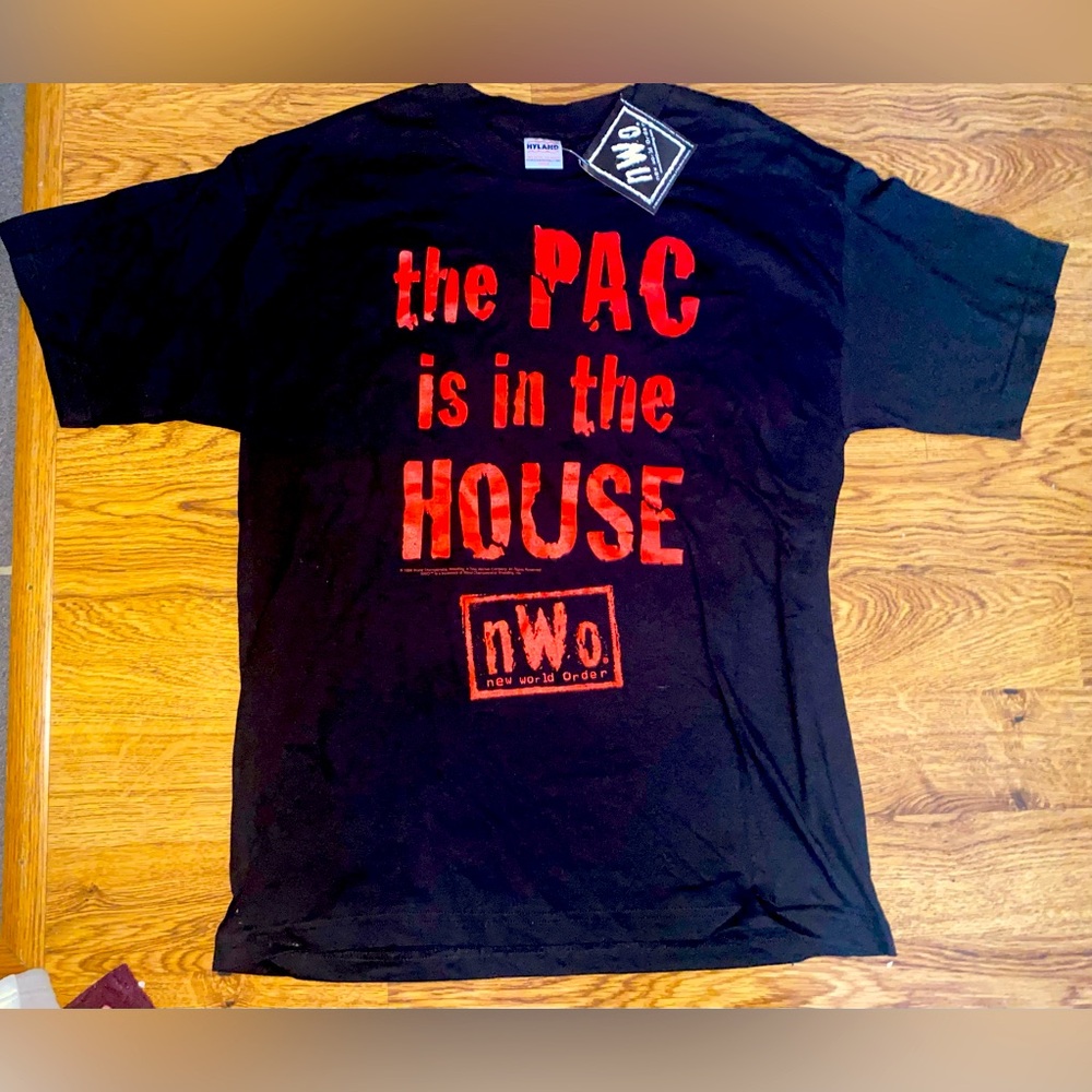 NWT Deadstock 1998 NWO PAC IS IN THE HOUSE Mens Shirt Size Large